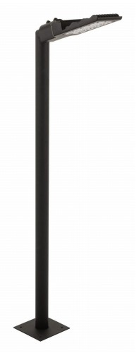 Lampa zewnętrzna Latarnia stojąca PATHWAY LED S 9420 NOWODVORSKI Lighting 24W nowoczesna oprawa oświetleniowa ogrodowa parkingowa parkowa uliczna masztowa czarna pojedyncza Inspiracje Premium