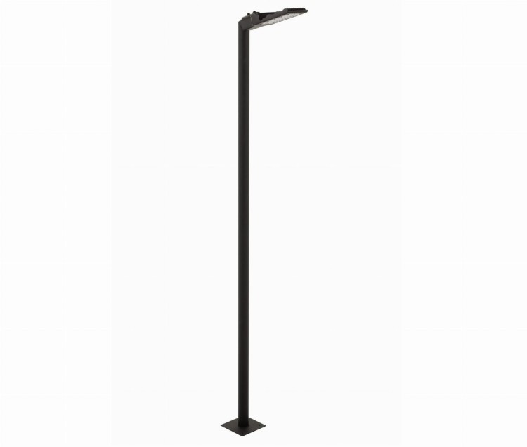 Lampa zewnętrzna Latarnia stojąca PATHWAY LED M 9252 NOWODVORSKI Lighting 24W nowoczesna oprawa oświetleniowa ogrodowa parkingowa parkowa uliczna masztowa czarna pojedyncza Inspiracje Premium