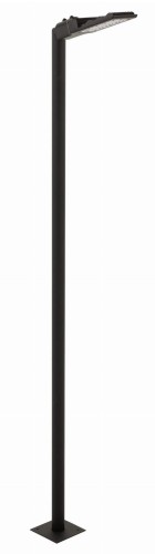 Lampa zewnętrzna Latarnia stojąca PATHWAY LED M 9252 NOWODVORSKI Lighting 24W nowoczesna oprawa oświetleniowa ogrodowa parkingowa parkowa uliczna masztowa czarna pojedyncza Inspiracje Premium