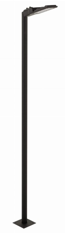 Lampa zewnętrzna Latarnia stojąca PATHWAY LED M 9252 NOWODVORSKI Lighting 24W nowoczesna oprawa oświetleniowa ogrodowa parkingowa parkowa uliczna masztowa czarna pojedyncza Inspiracje Premium