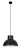 Lampa sufitowa wisząca Industrialna Loft WORKS BLACK I 6613 Zwis NOWODVORSKI Lighting E27 nowoczesna oprawa oświetleniowa metalowa czarna nad stół blat wyspę Premium