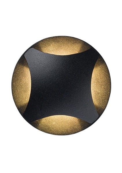 Oprawa najazdowa Okrągła dogruntowa Mini Lampa PAT LED 8162 NOWODVORSKI Lighting 3W IP65 do ogrodu gruntowa na podjazd nowoczesna do wbudowania czarna Premium
