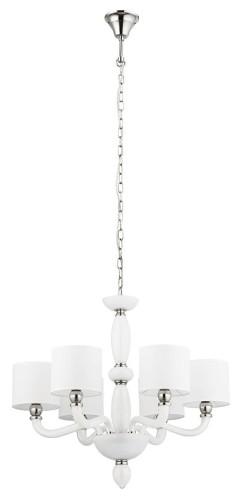 Lampa sufitowa wisząca NEWPORT VI 8156 Zwis NOWODVORSKI Lighting E14 oświetleniowa żyrandol nowoczesna biała na łańcuchu Premium