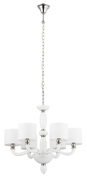 Lampa sufitowa wisząca NEWPORT VI 8156 Zwis NOWODVORSKI Lighting E14 oświetleniowa żyrandol nowoczesna biała na łańcuchu Premium
