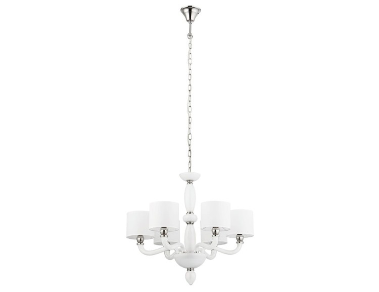 Lampa sufitowa wisząca NEWPORT VI 8156 Zwis NOWODVORSKI Lighting E14 oświetleniowa żyrandol nowoczesna biała na łańcuchu Premium