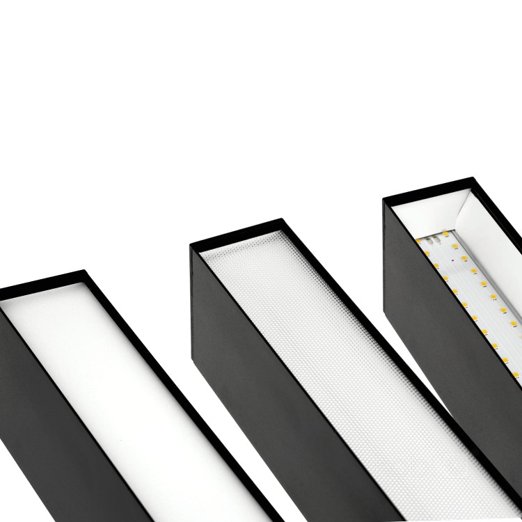Lampa liniowa oprawa LED KOLINE K1 20W 120cm CZARNA barwa NEUTRALNA KFKE20WNBCZ Kobi