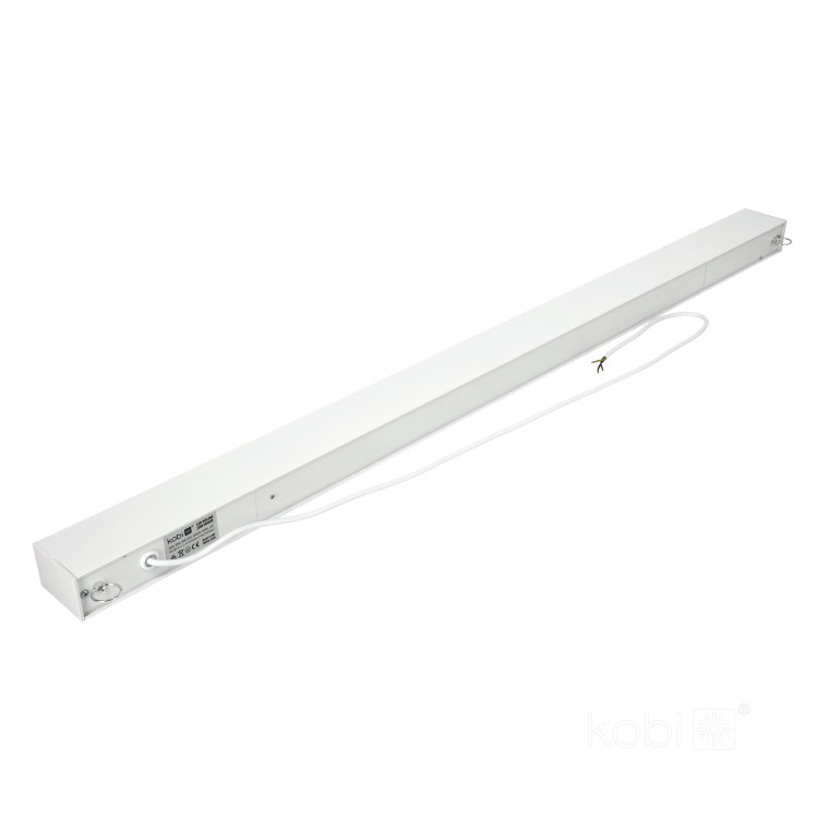 Lampa liniowa oprawa LED KOLINE K1 40W 120cm BIAŁA barwa NEUTRALNA KFKE40WNBBI Kobi