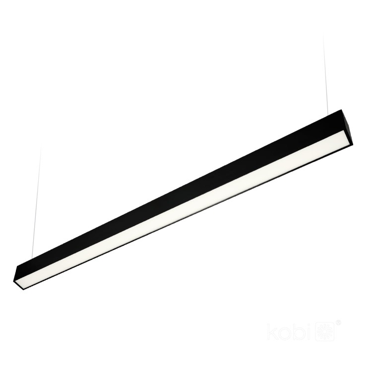Lampa liniowa oprawa LED KOLINE K1 40W 120cm CZARNA barwa NEUTRALNA KFKE40WNBCZ Kobi