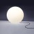Świecąca Kula Ogrodowa 45cm CUMULUS M 6977 NOWODVORSKI Lighting E27 230V 40cm zewnętrzna lampa elektryczna przenośna biała Cloud Forms Inspiracje Premium