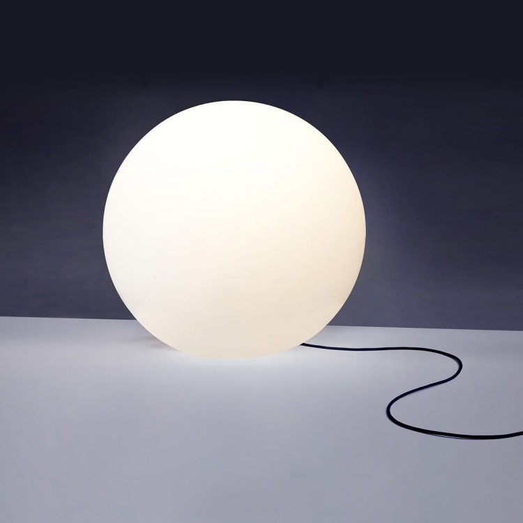 Świecąca Kula Ogrodowa 45cm CUMULUS M 6977 NOWODVORSKI Lighting E27 230V 40cm zewnętrzna lampa elektryczna przenośna biała Cloud Forms Inspiracje Premium