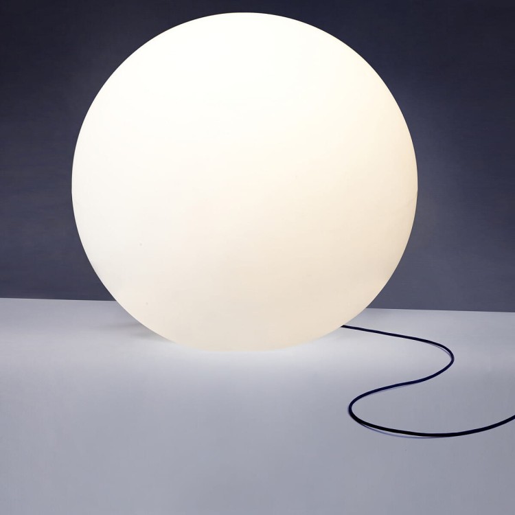 Świecąca Kula Ogrodowa 60cm CUMULUS L 6978 NOWODVORSKI Lighting E27 230V zewnętrzna lampa elektryczna przenośna biała Cloud Forms Inspiracje Premium