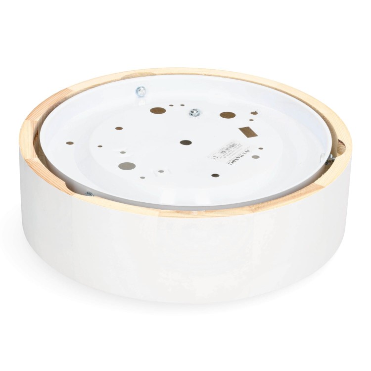 Plafon  MADRID RUNG WEISS 250 (średnica 27,5cm) LD-PD-6.1BIA Kobi sufitowy oprawa plafoniera sufitowa