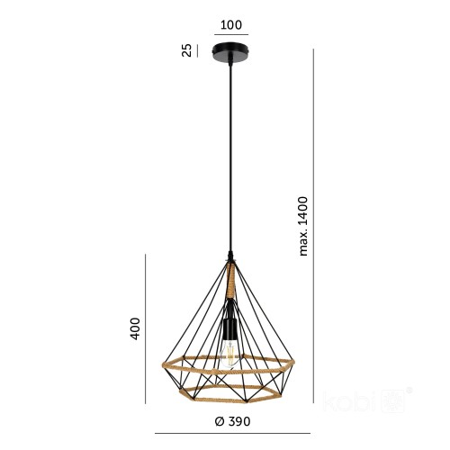 Lampa wisząca BOHO VIENNA KRBOVNCZ Kobi