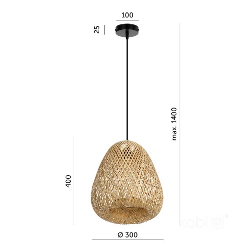 Lampa wisząca BOHO BEIRUT KRBOBTCZ Kobi
