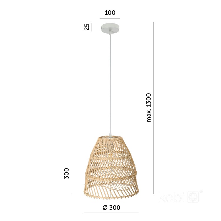 Lampa wisząca BOHO RANGO KRBOROCZ Kobi