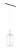 Zestaw do zawieszania lampy PICNIC WHITE 8107 NOWODVORSKI Lighting 219cm Hanging set for PICNIC WHITE dla lampy 8178 PICNIC LED linka zawieszka wieszak ogrodowa tarasowa Przenośna Latarenka Zewnętrzna Nowoczesna biały