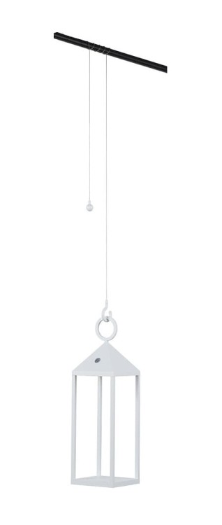 Zestaw do zawieszania lampy PICNIC WHITE 8107 NOWODVORSKI Lighting 219cm Hanging set for PICNIC WHITE dla lampy 8178 PICNIC LED linka zawieszka wieszak ogrodowa tarasowa Przenośna Latarenka Zewnętrzna Nowoczesna biały