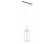 Zestaw do zawieszania lampy PICNIC WHITE 8107 NOWODVORSKI Lighting 219cm Hanging set for PICNIC WHITE dla lampy 8178 PICNIC LED linka zawieszka wieszak ogrodowa tarasowa Przenośna Latarenka Zewnętrzna Nowoczesna biały