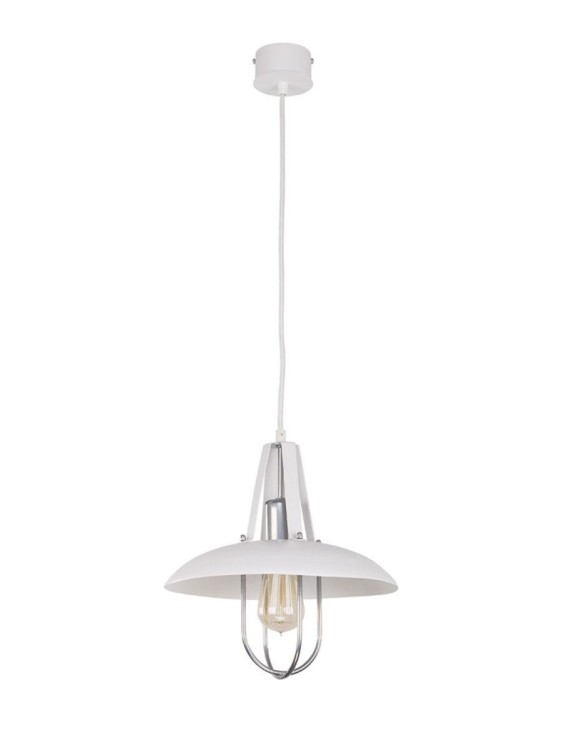 Lampa wisząca LUKA 1 BIAŁY I30706 Kobi