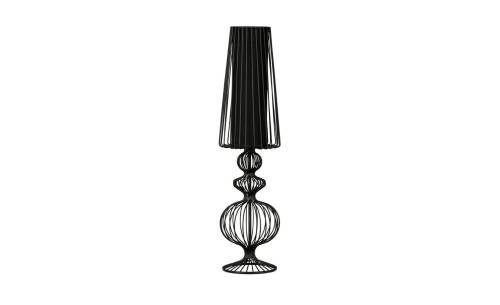Lampa stołowa nocna stojąca Industrialna Loft AVEIRO L BLACK I 5126 NOWODVORSKI Lighting E27 78cm lampka Retro Vintage nowoczesna biurkowa wewnętrzna z drutu metalowa druciana czarna Premium