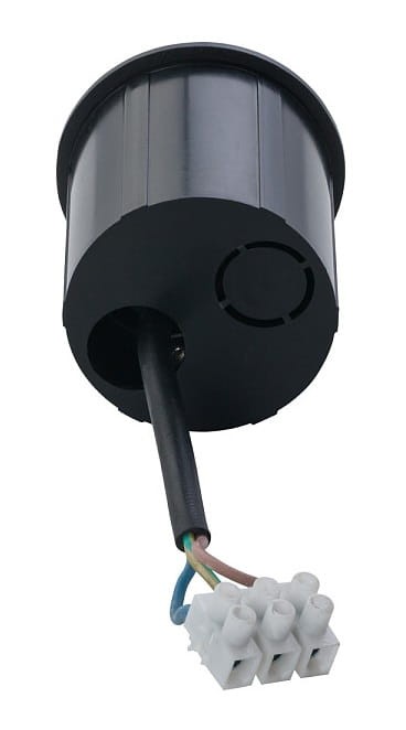 Oprawa najazdowa Okrągła dogruntowa Mini Lampa CIRCLET LED BLACK 8163 NOWODVORSKI Lighting 3W IP65 3000K do ogrodu gruntowa na podjazd nowoczesna do wbudowania czarna Premium