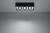 Plafon STEREO 3 CZARNO-BIAŁY ISL0411 Kobi sufitowy oprawa plafoniera sufitowa