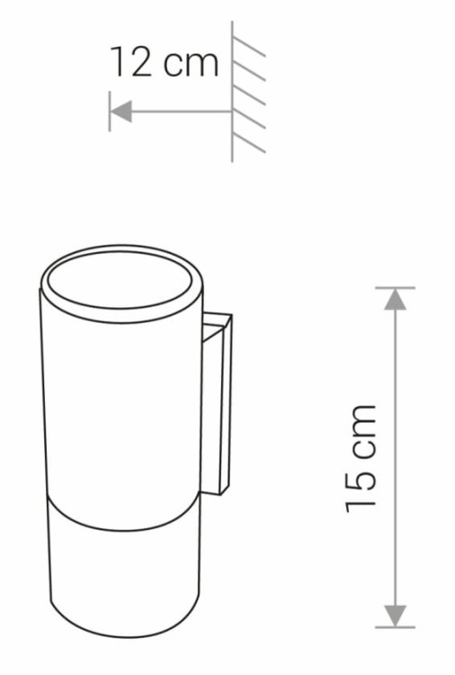 Lampa ogrodowa elewacyjna Kinkiet Zewnętrzny Nowoczesny EXE BLACK I 8331 NOWODVORSKI Lighting 1x GU10 IP54 aluminium metalowa na budynek jednostronna oświetlenie zewnętrzne matowy czarny Premium