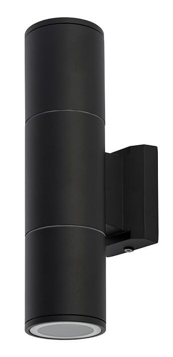 Lampa ogrodowa elewacyjna Kinkiet Zewnętrzny Nowoczesny EXE BLACK II 8330 NOWODVORSKI Lighting 2x GU10 IP54 aluminium metalowa na budynek dwustronna oświetlenie zewnętrzne matowy czarny Premium