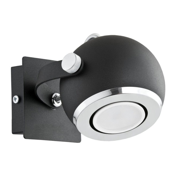 Lampa ścienno-sufitowa kinkiet ścienno-sufitowy KOS 3638 CZARNY I3638 Kobi pojedynczy