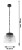 Lampa wisząca MARINA TRANSPARENTNY ISL0241 Kobi