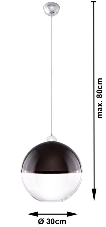 Lampa wisząca GINO CZARNA ISL0270 Kobi