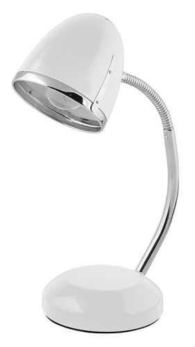 Lampa biurkowa Industrialna Loft POCATELLO I WHITE 5794 NOWODVORSKI Lighting E27 36cm lampka Retro Vintage biała Premium