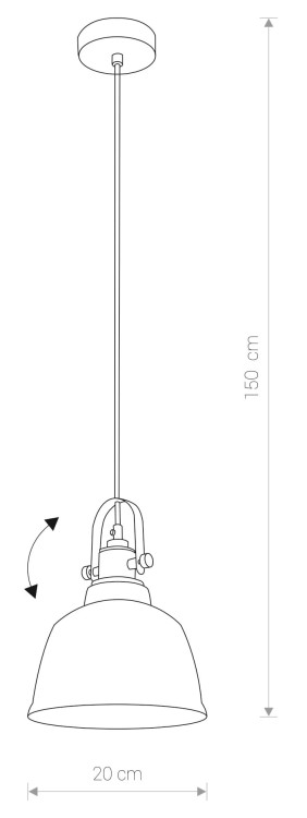 Lampa sufitowa wisząca Industrialna Loft AMALFI M GOLD 9153 Zwis NOWODVORSKI Lighting oświetleniowa żyrandol nowoczesna szklana metalizowana mosiądz ze złotym Inspiracje Premium