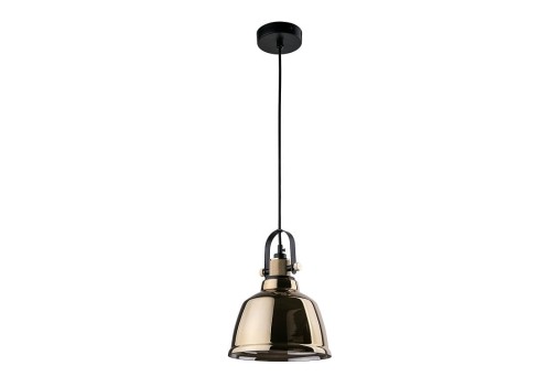 Lampa sufitowa wisząca Industrialna Loft AMALFI M SMOKED 9152 Zwis NOWODVORSKI Lighting oświetleniowa żyrandol nowoczesna szklana metalizowana mosiądz ze srebrnym Inspiracje Premium