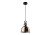 Lampa sufitowa wisząca Industrialna Loft AMALFI M SMOKED 9152 Zwis NOWODVORSKI Lighting oświetleniowa żyrandol nowoczesna szklana metalizowana mosiądz ze srebrnym Inspiracje Premium
