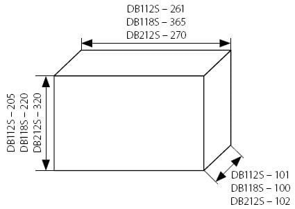 Rozdzielnica z listwami przyłączeniowymi DB112S 1X12P/SMD 3833 Kanlux