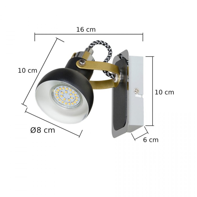 Lampa ścienno-sufitowa kinkiet ścienny PIXI 1400 IPIXI1400 Kobi pojedynczy