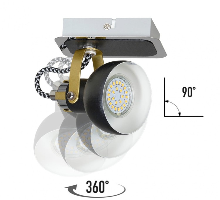 Lampa ścienno-sufitowa kinkiet ścienny PIXI 1400 IPIXI1400 Kobi pojedynczy