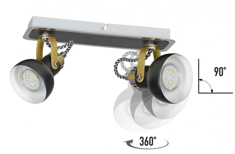 Lampa ścienno-sufitowa kinkiet ścienno-sufitowy PIXI 1402 IPIXI1402 Kobi