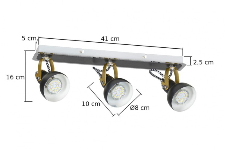 Lampa ścienno-sufitowa kinkiet ścienno-sufitowy PIXI 1403 IPIXI1403 Kobi