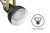 Lampa ścienno-sufitowa kinkiet ścienno-sufitowy PIXI 1422 IPIXI1422 Kobi