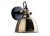 Lampa ścienna Kinkiet Industrialny Loft AMALFI I GOLD 9155 NOWODVORSKI Lighting E27 nowoczesna oprawa oświetleniowa metalowy szklana metalizowana mosiądz ze złotym pojedynczy Inspiracje Premium