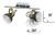 Lampa ścienno-sufitowa kinkiet ścienno-sufitowy PIXI 1422 IPIXI1422 Kobi
