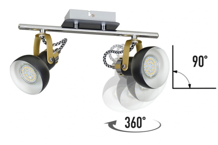 Lampa ścienno-sufitowa kinkiet ścienno-sufitowy PIXI 1422 IPIXI1422 Kobi
