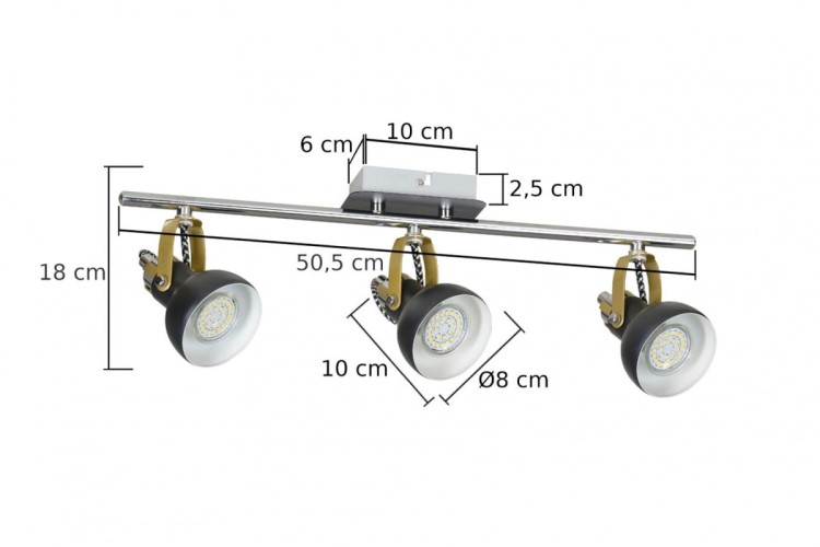 Lampa ścienno-sufitowa kinkiet ścienno-sufitowy PIXI 1423 IPIXI1423 Kobi