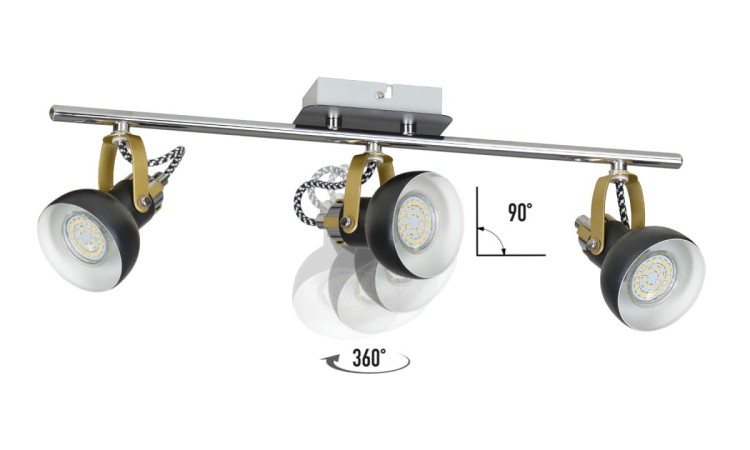 Lampa ścienno-sufitowa kinkiet ścienno-sufitowy PIXI 1423 IPIXI1423 Kobi