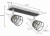 Lampa ścienno-sufitowa kinkiet ścienno-sufitowy SKY 1502 ISKY1502 Kobi