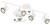 Lampa ścienno-sufitowa kinkiet ścienno-sufitowy ROX 1304 IROX1304 Kobi