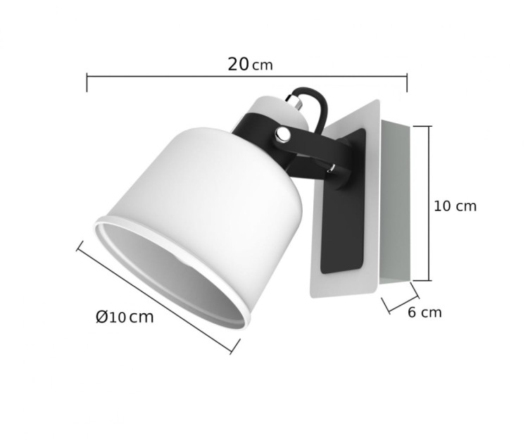 Lampa ścienno-sufitowa kinkiet ścienny PAKOS 1100 IPAKOS1100 Kobi pojedynczy