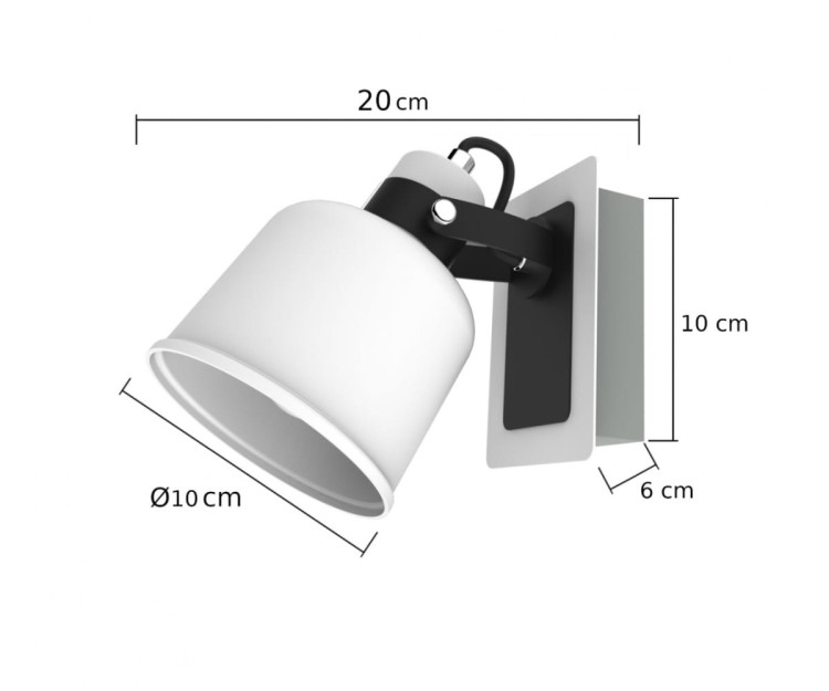 Lampa ścienno-sufitowa kinkiet ścienny PAKO 1200 IPAKO1200 Kobi pojedynczy